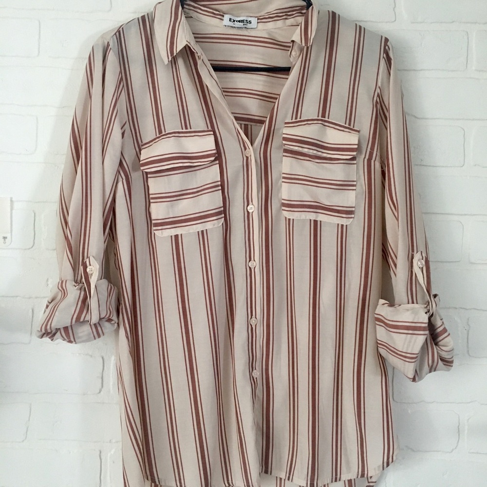 E X P R E S S -Button Up - image 1